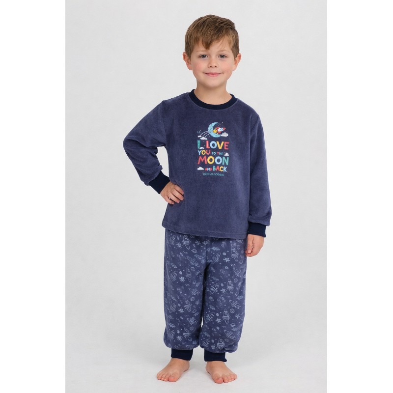 PIJAMA NIÑO VELOUR