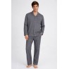 PIJAMA HOMBRE POPLIN OSCURO