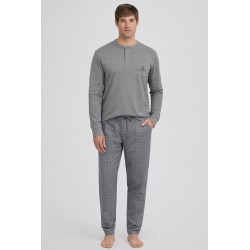 PIJAMA HOMBRE INTERLOCK-POPLIN
