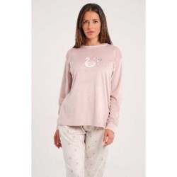 PIJAMA VELOUR SPANDEX MUJER