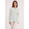 PIJAMA INTERLOCK MUJER