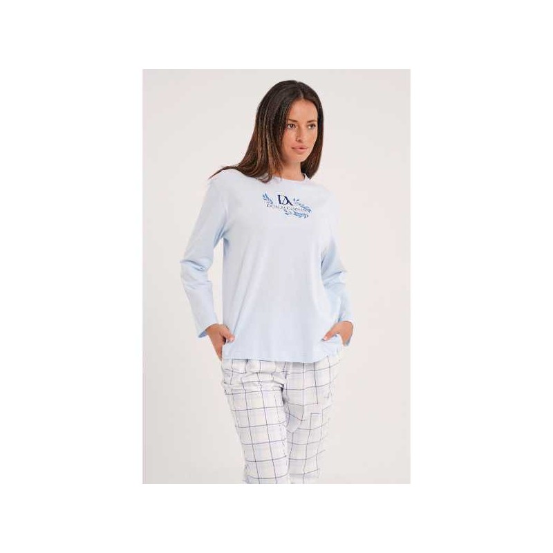 PIJAMA INTERLOCK MUJER