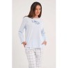 PIJAMA INTERLOCK MUJER
