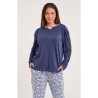 PIJAMA CANALE+INTERLOCK MUJER