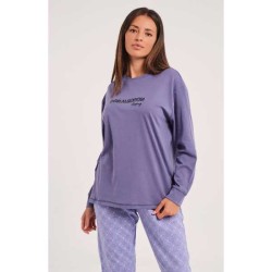 PIJAMA INTERLOCK MUJER