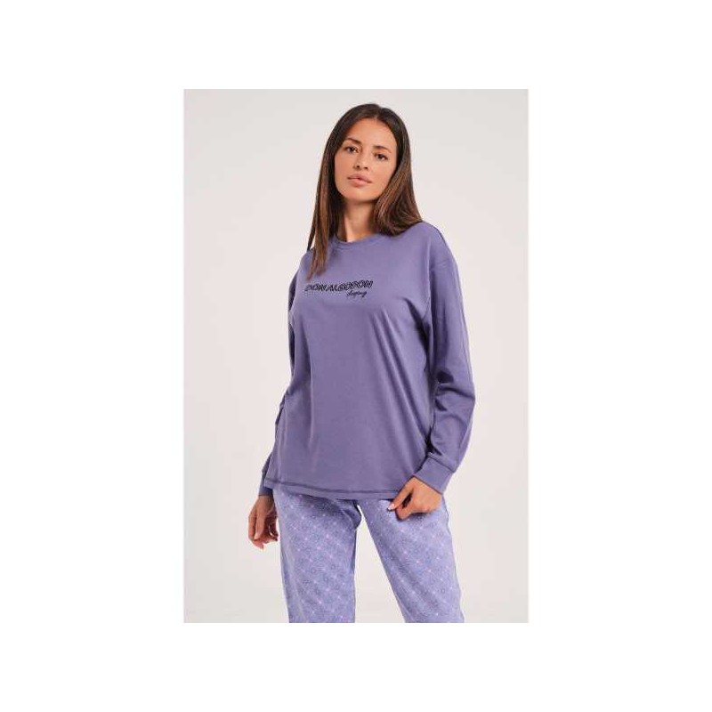 PIJAMA INTERLOCK MUJER